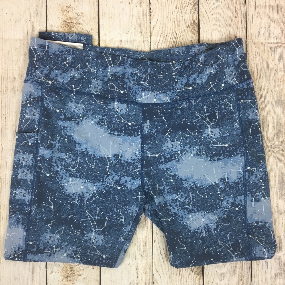 Galaxy Print Yoga Pants/Leggings Sz XXL NWT